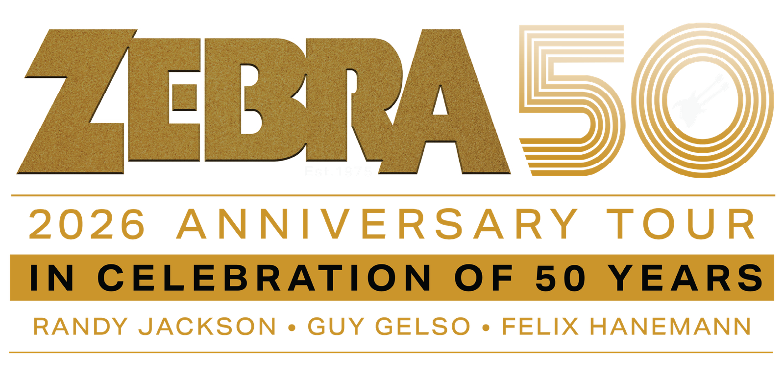 Zebra 50th Anniversary Tour logo